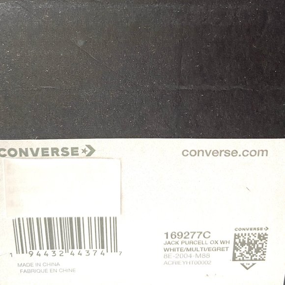 💖MEGA SALE💖Converse Jack Purcell Ox Original White Egret Canvas Men's 169277C - Picture 10 of 10